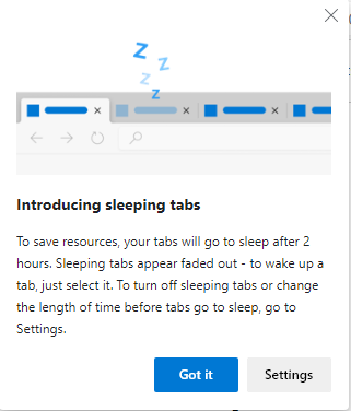 Introducing sleepy tabs